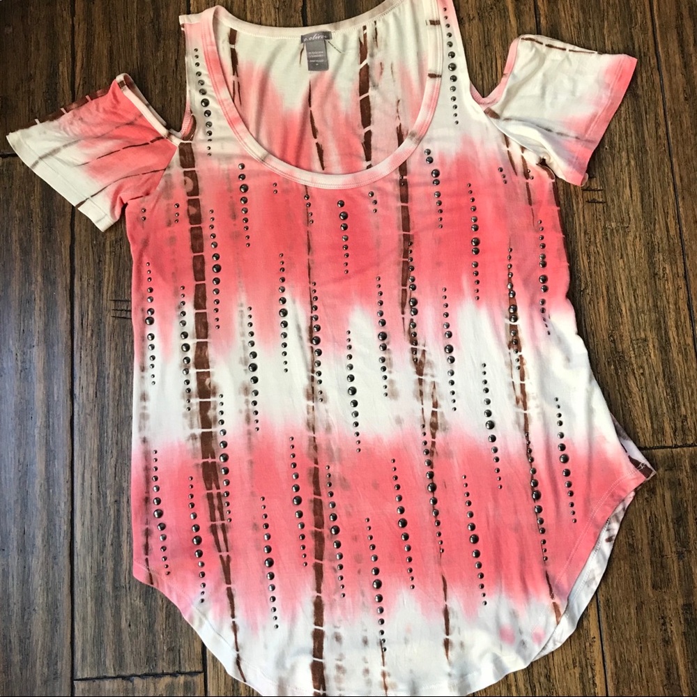 C Oliver Cold Shoulder Top Sz M